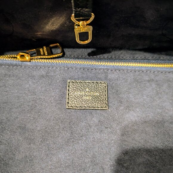 Louis Vuitton Neverfull MM Empreinte Monogram Black Leather Tote NWT - Picture 11 of 16